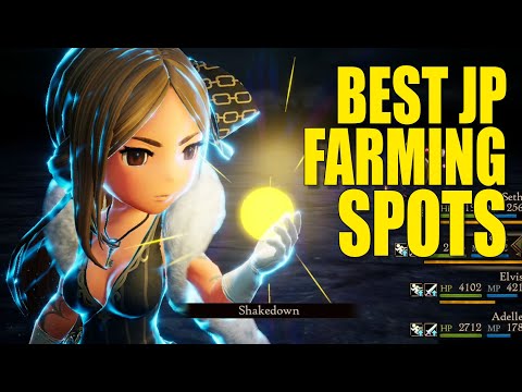 Bravely Default 2 - Top 3 Job Points (JP) Farming Spots