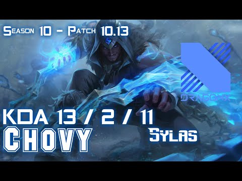 DRX Chovy SYLAS vs ZOE Mid - Patch 10.13 KR Ranked