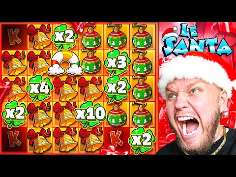 I GAVE LE SANTA ANOTHER CHANCE TO PAY!! (Big Slot Win!?)
