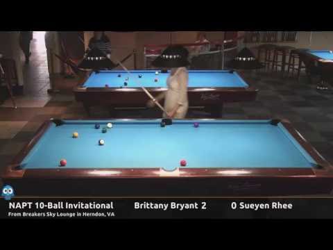 Brittany Bryant vs Sueyen Rhee - NAPT Inaugural 10-Ball Invitational