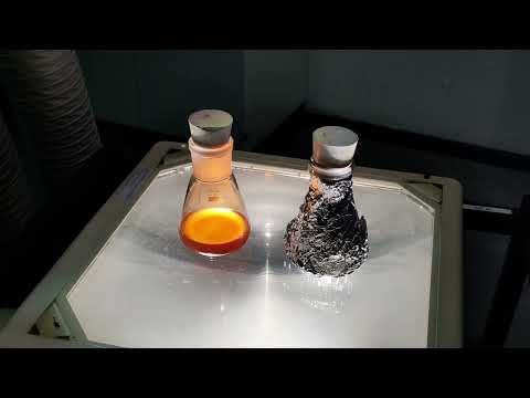 Organische Chemie // Reaktion von Brom mit Hexan