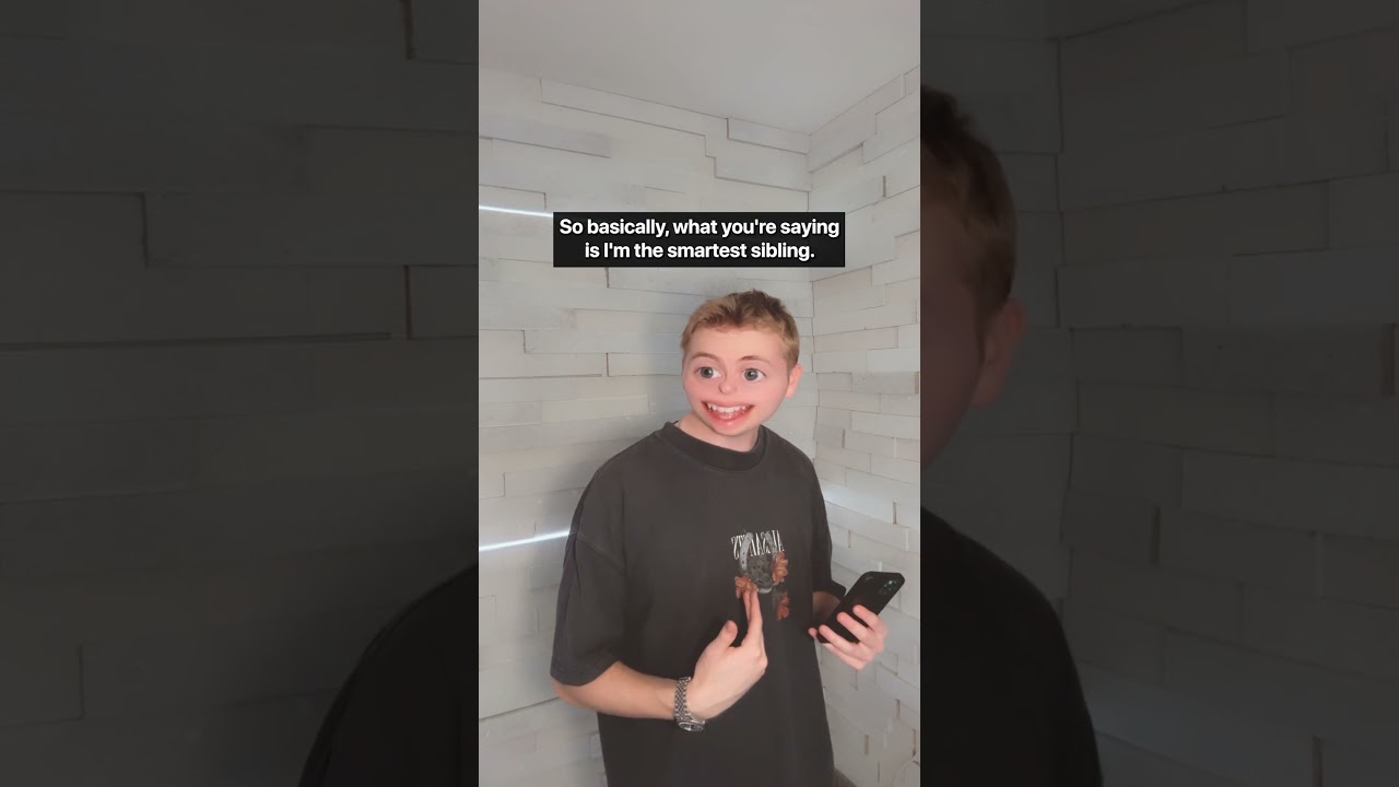 Brother Makes Sister Look Dumb #Shorts