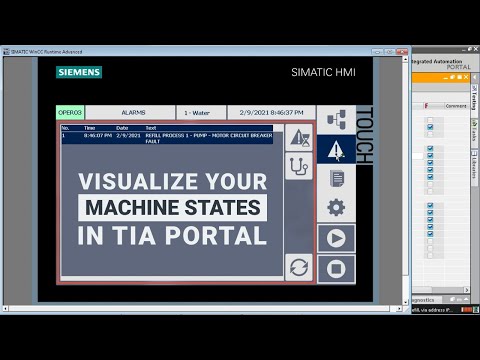 Visualizzazione dello stato della macchina PLC semplificata in TIA Portal HMI: una guida passo passo