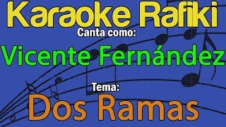 Vicente Fernández - Dos Ramas Karaoke Demo