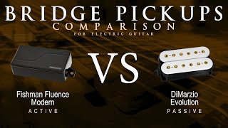 Video thumbnail for Fishman FLUENCE MODERN vs DiMarzio EVOLUTION - Bridge Guitar Pickup Comparison Tone Demo by Mike Stamper
