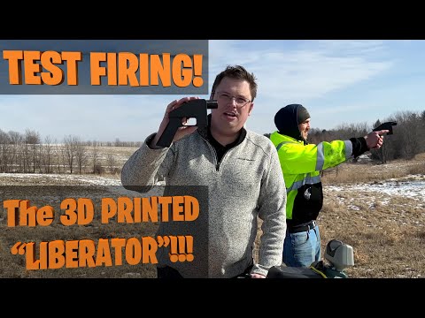 I 3D Printed a Gun! Will It Work? | The 3D Printed Liberator #guns