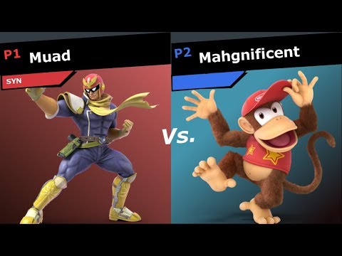 SR8 SSBU - Muad (Captain Falcon) Vs. Mahgnificent (Diddy) Smash Ultimate