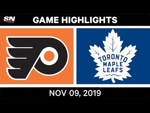 NHL Highlights | Flyers vs. Maple Leafs – Nov. 9, 2019