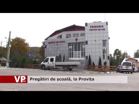 Pregătiri de școală, la Provița