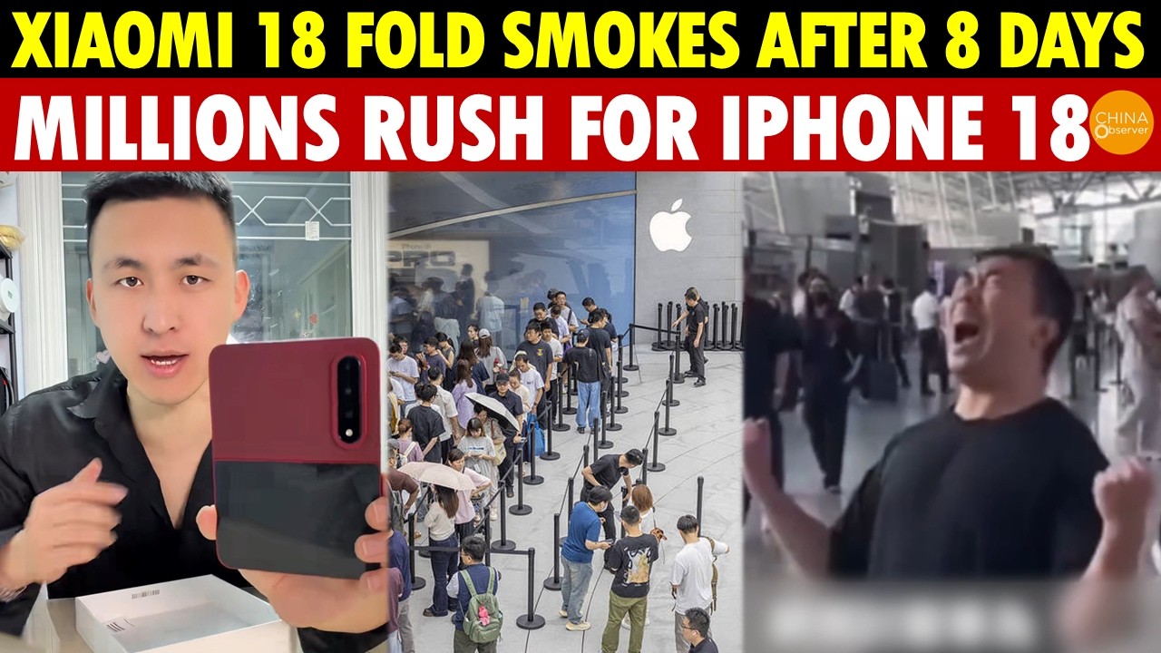 Xiaomi 18 Fold Smokes After 8 Days — Millions Rush for iPhone, Chinese Phones Rejected