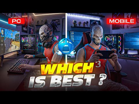 PC VS MOBILE 💀 Top 10 Difference Between PC And MOBILE GAMEPLAY 😗