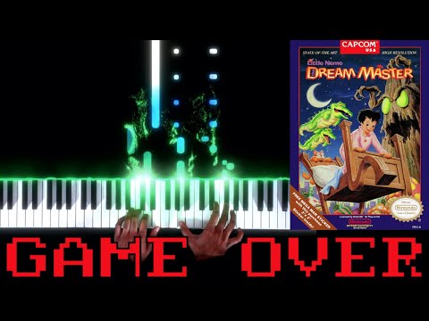 Little Nemo: The Dream Master (NES) - Game Over - Piano|Synthesia Video
