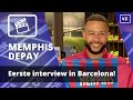 Memphis Depay arriveert in Barcelona!