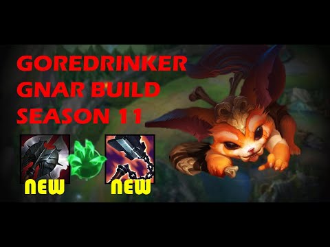 SEASON 11 GOREDRINKER GNAR BUILD - NOWE ITEMY SĄ BROKEN!