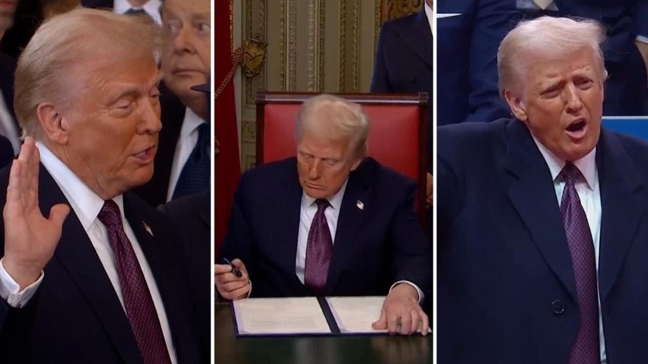 Dal giuramento al discorso, dal pranzo alla festa finale: l'insediamento del presidente Trump