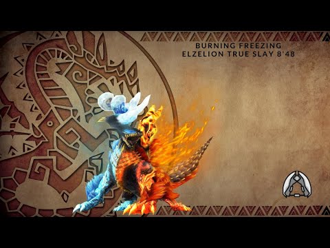 MHFZ Burning Freezing Elzelion(True Slay) 8'48 | Magnet Spike [SW-ADR]