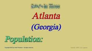 Atlanta Georgia Population 2010 - Digits in Three
