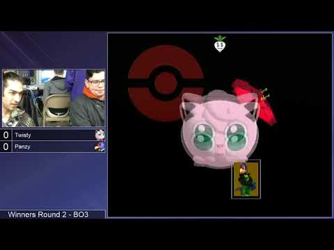 SG 19.8 SSBM - Twisty (Jigglypuff) vs. Panzy (Falco, Fox) - Melee WR2
