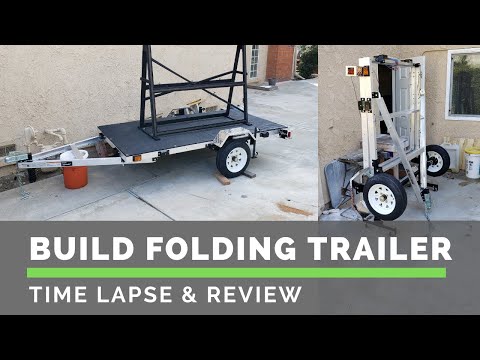 Build Lightweight Ultra-Tow Folding Aluminum Trailer