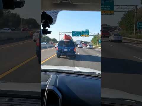 DASHCAM: Kayak Flies Off SUV on Highway 😱🚗 | Insane Near Miss