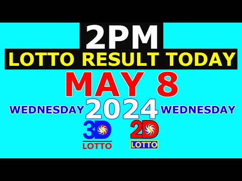 Lotto Result Today 2pm May 8 2024 (PCSO)