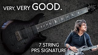Video thumbnail for PRS Mark Holcomb 7 String SVN SIGNATURE GUITAR - REVIEW by Keyan Houshmand Live