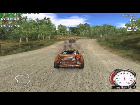 FlatOut Walkthrough Part 15 - Silver: Whattahoo RoadRun