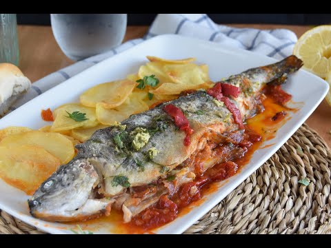 Trucha con jamón o trucha a la Navarra