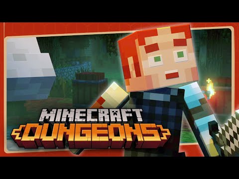 MINECRAFT DUNGEONS - The Beginning of Gameplay, Dubbed and Subtitled in Portuguese PT-BR!