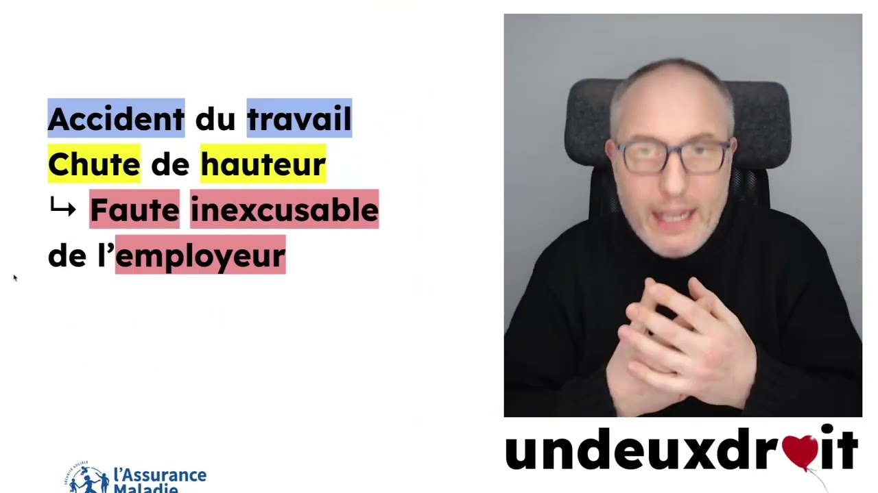 Accident du travail – Chute de hauteur – Faute inexcusable de l'employeur