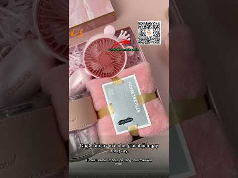 BINNIS Bộ quà tặng lưu niệm cao cấp đa dạng màu ( bình giữ nhiệt, khăn, ly nước, quạt cầm tay...)