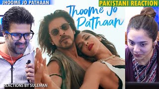 Pakistani Couple Reacts To Jhoome Jo Pathaan Song | Shah Rukh Khan, Deepika | Arijit Singh | Sukriti