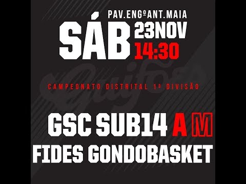 CAMPEONATO DISTRITAL 1ª DIVISÃO SUB 14 MASCULINOS