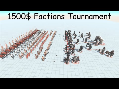 1500$ Factions Tournament ARBS |Animal Revolt Battle Simulator