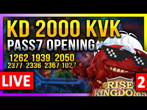 Pass7 Opening: KD 2000 KVK 🔥 LIVE! 🔴 #C11446, #2000 #1262 #1939 #2050 #2377 #2336 #2367 #1027
