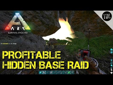 Sneaky Hidden Base Raid TDL Plays Ark Ragnarok S04E15