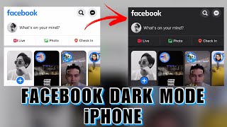 How To Turn On Dark Mode in Facebook App iPhone iOS