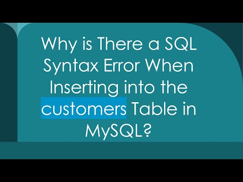 Sql Sql Syntax Error On Insert
