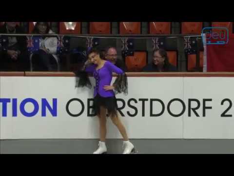 F  PARMEGGIANI. Oberstdorf 2018. Silver Ladies III - Artistic. 23 place