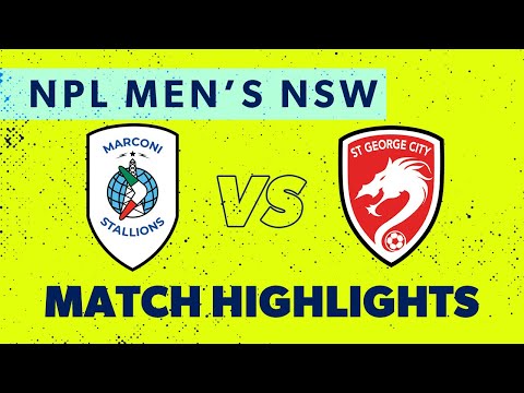 NPL Men's NSW Round 9 Highlights – Marconi v St George City