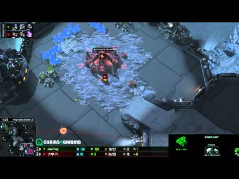 Starcraft 2 Tournament The Big One Journey vs Life Game 1 Group B