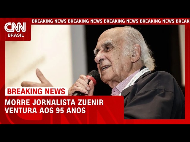 Morre Zuenir Ventura, referência no jornalismo e membro da ABL, aos 95 anos | LIVE CNN