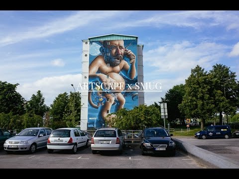 Spraying Bricks - ARTSCAPE MALMÖ 2014 - SMUG