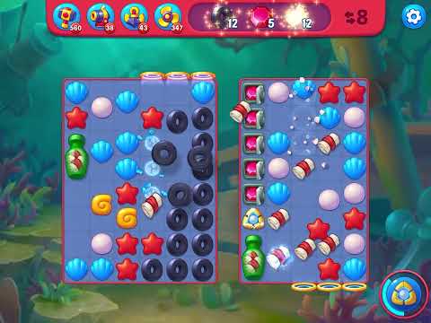 Fishdom Hard level 8175 no boosters フィッシュダム ハード [Friend's]