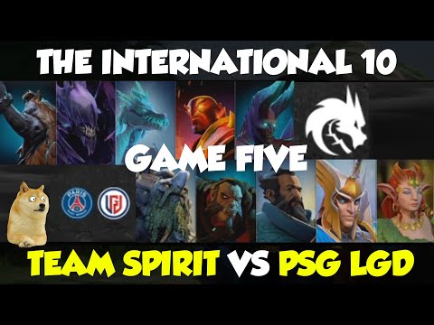 TEAM SPIRIT vs LGD - DOTA2 THE INTERNATIONL 10 GAME 5 | TI10 GRAND FINAL!