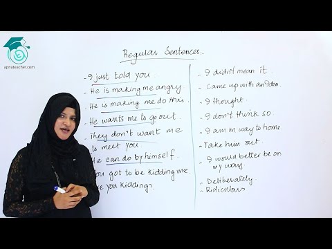 Regular Use or Daily Use Sentences in English Spoken