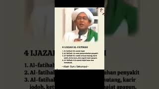 Download lagu 4 Ijazah Al-Fatihah dari abah guru sekumpul #abahgurusekumpul mp3