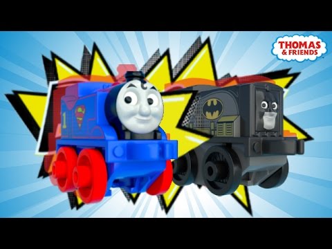 Diesel as Batman saves Thomas as Superman ! | DC Super Friends™ MINIS Mash Ups! | Thomas & Friends - Kids TV Series, Kingdom Kids Zone - Thomas & Friends