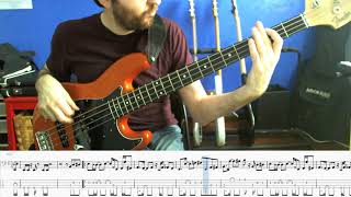 (TRSCR #5) Pieces Of a Dream Incognito Bass Cover (Tab &amp; Notation)