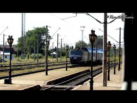 Trenul IR 1832 Cluj Napoca - Galați cu locomotiva EA 369
